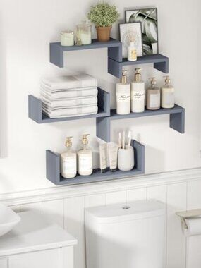 New Floating Shelves for Wall, Wall Shelves for Bathroom, Bedroom, Living Room
